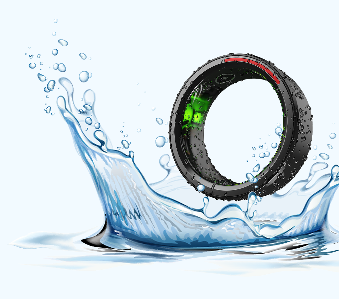 Water resistent up to 5 ATM