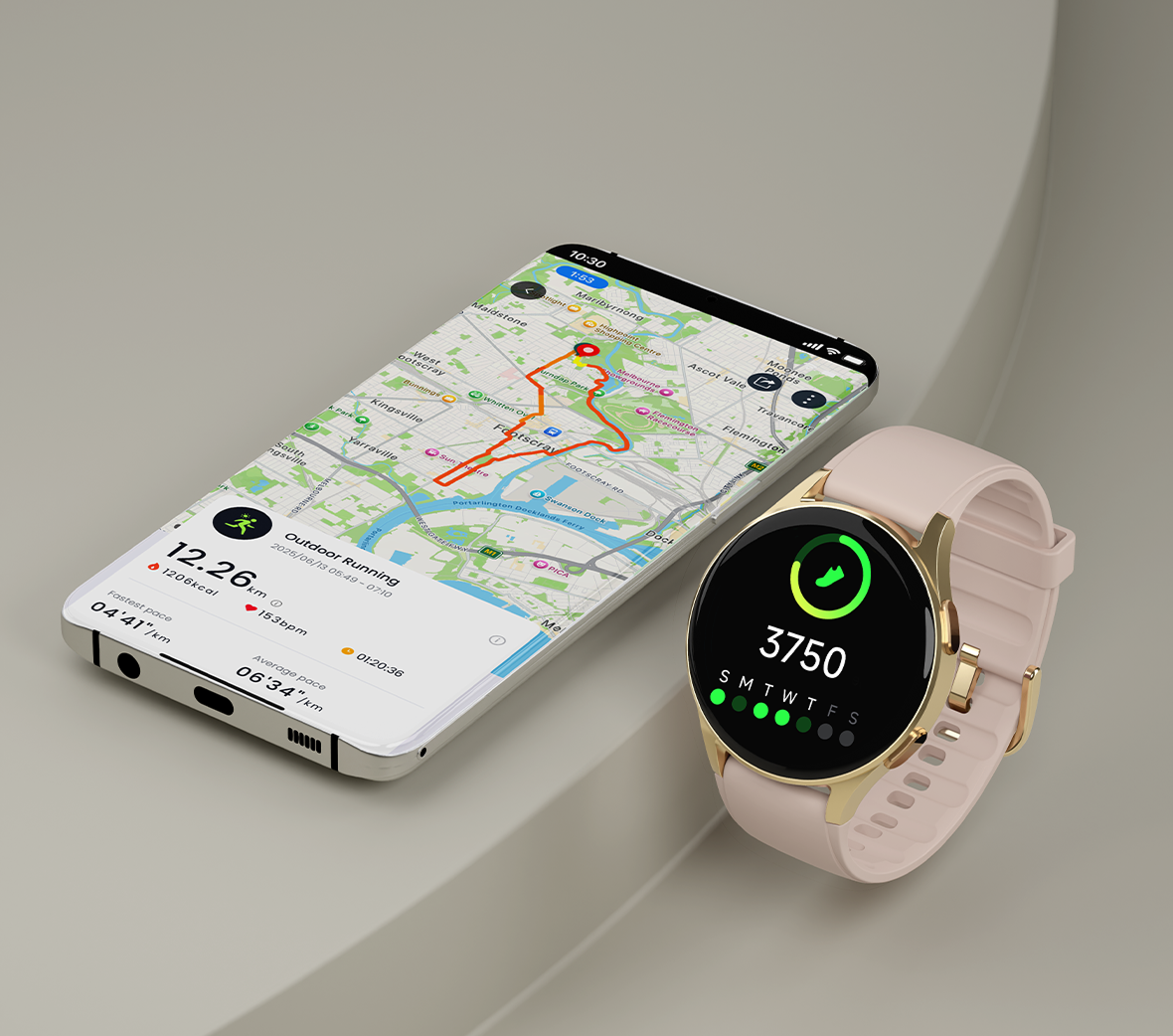 Heart Rate, Blood Oxygen & Stress 
Level monitoring