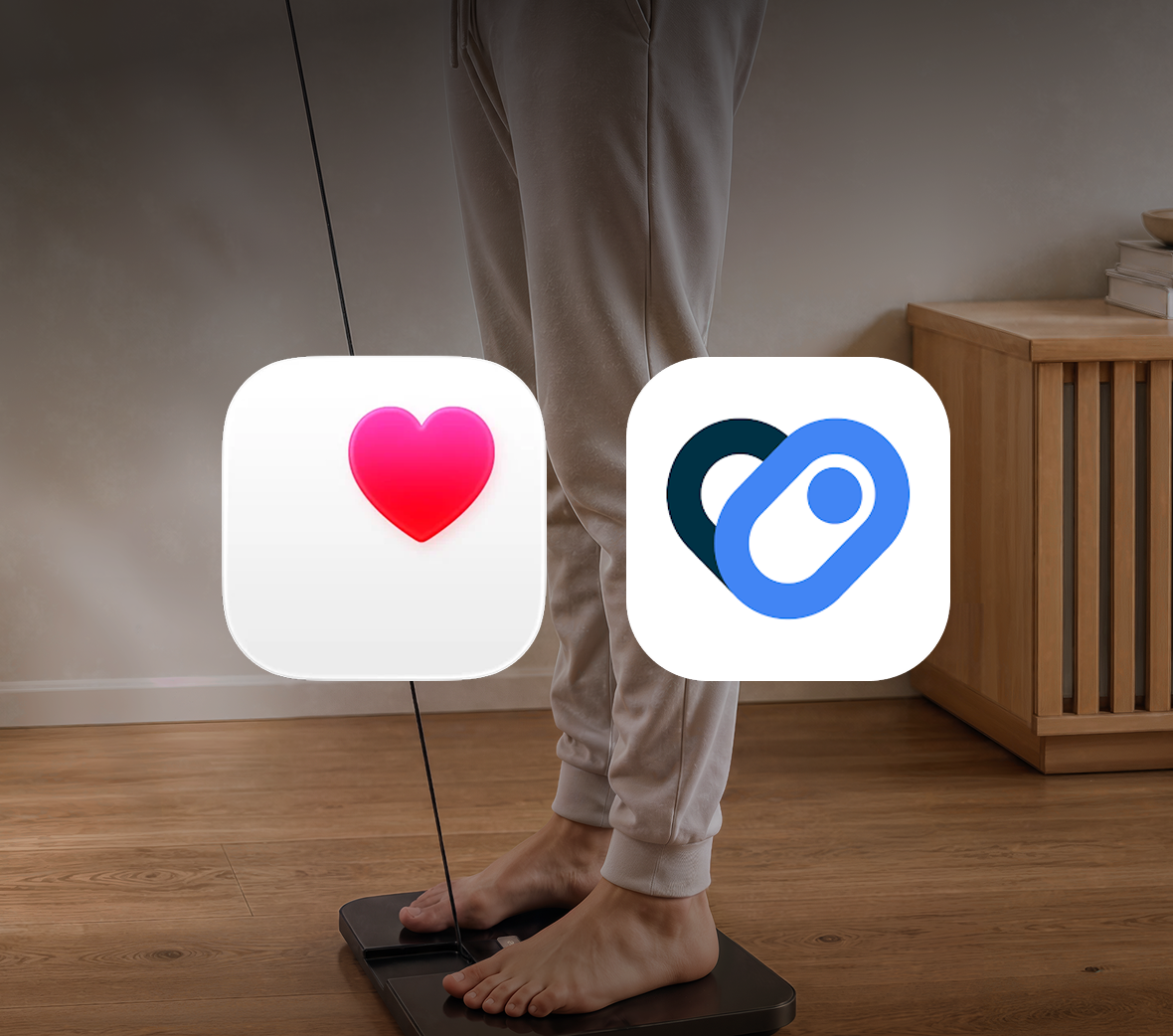 Syncs with Apple Health, Google Health Connect