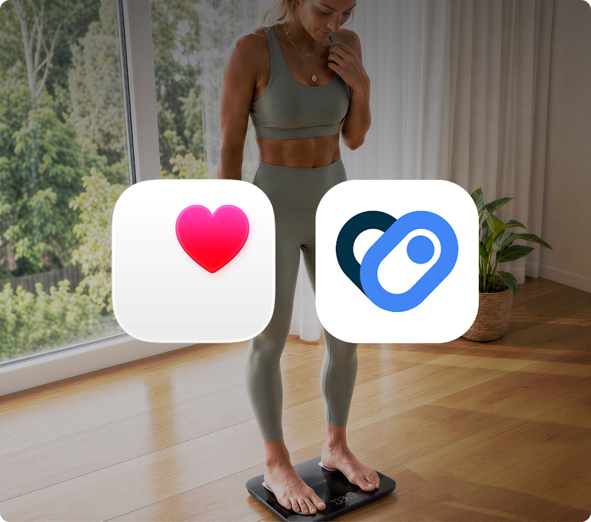 Syncs with Apple Health, Google Health Connect